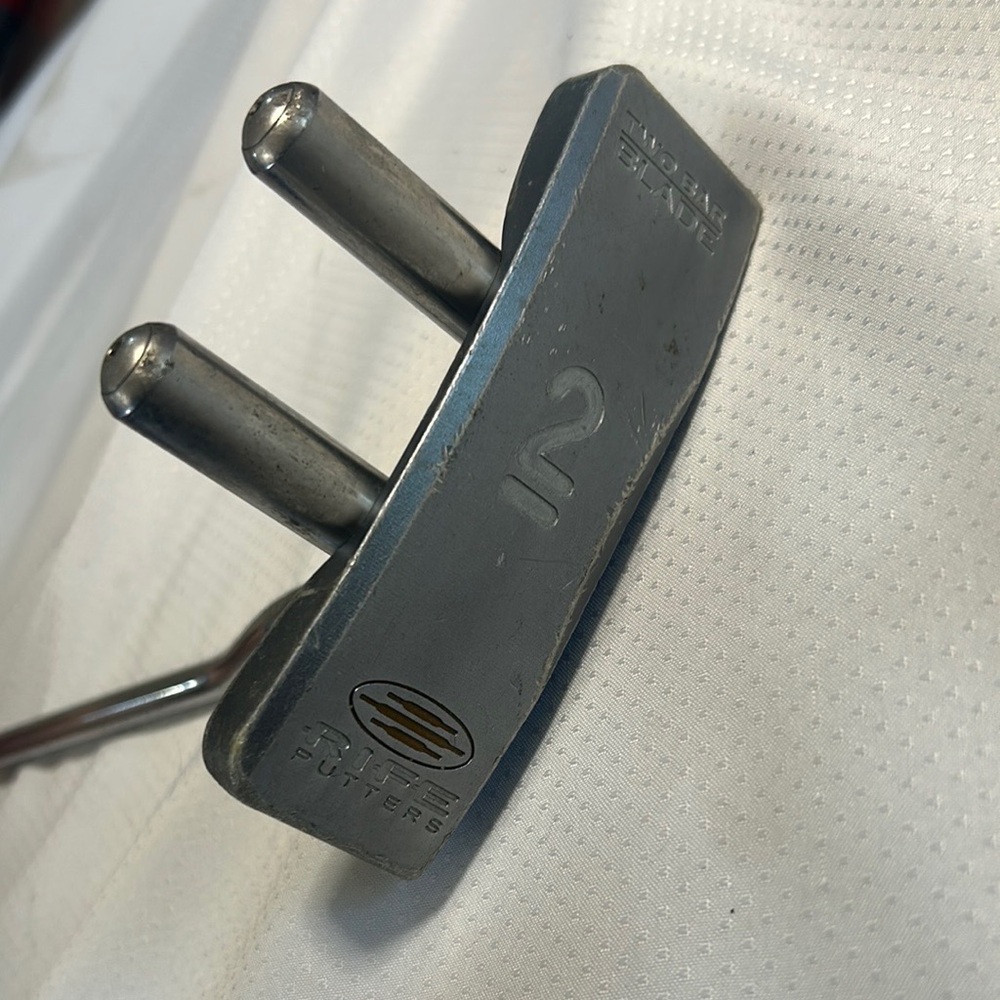 RH Rife Weighted Putter Two Bar Blade Right Handed Golf Club 34” Steel Shaft
